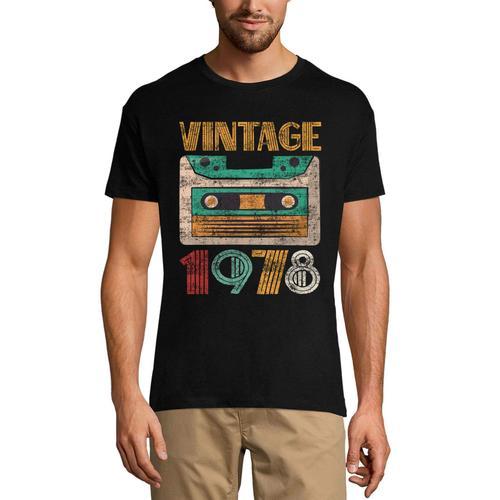 Homme Tee-Shirt Vintage 1978 46 Ans T-Shirt Graphique Idée Cadeau 4... on Productcaster.