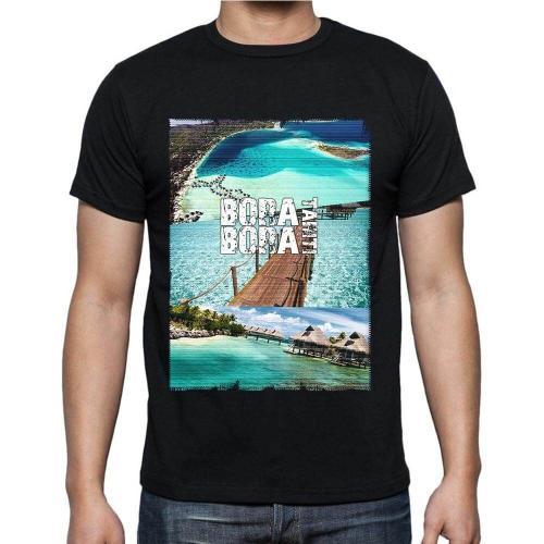 Homme Tee-Shirt Bora Bora 3 T-Shirt Graphique Éco-Responsable Vinta... on Productcaster.