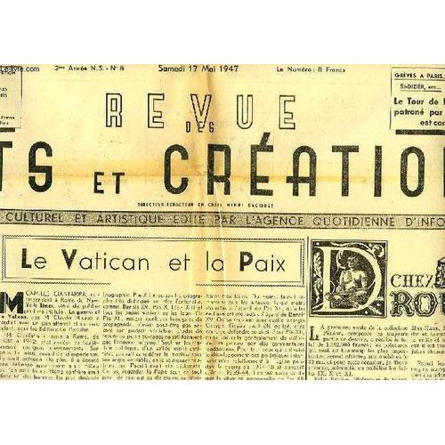 Revue Des Arts Et Creations, 2e Annee, N.S., N° 8, Mai 1947 on Productcaster.