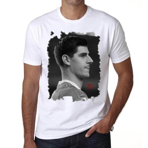 Homme Tee-Shirt Thibaut Courtois T-Shirt Graphique Éco-Responsable ... on Productcaster.