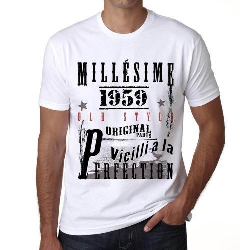 Homme Tee-Shirt Vieilli À La Perfection Millésime 1959 65 Ans T-Shi... on Productcaster.