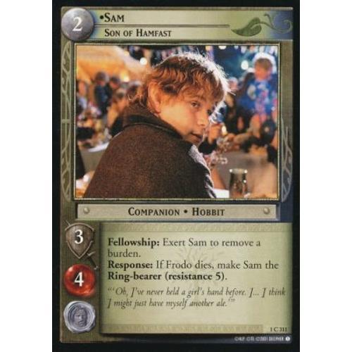 Sam, Son Of Hamfast - 1c311 - The Fellowship Of The Ring - Lotr Dec... on Productcaster.