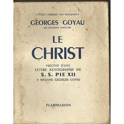 Le Christ, Precede D'une Lettre Autographe De S. S. Pie Xii A Madam... on Productcaster.