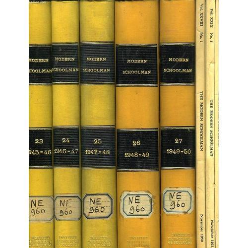 The Modern Schoolman, 1946-1954, 6 Volumes & 10 Fascicules (Incompl... on Productcaster.