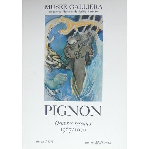 Pignon. Oeuvres Recentes. 1967/1970. Exposition Au Musee Galliera. ... on Productcaster.