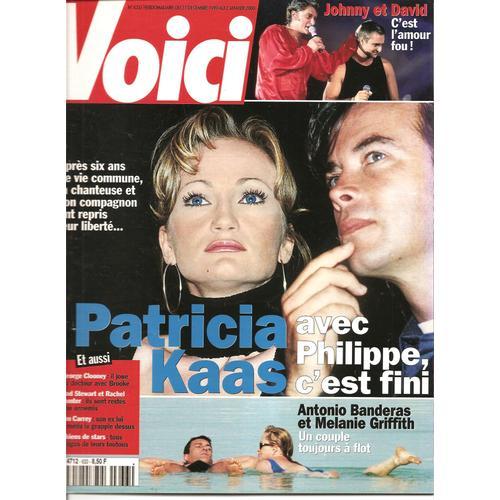 Voici N° 633 : Patricia Kaas Avec Phillippe C'est Fini. Johnny Hall... on Productcaster.