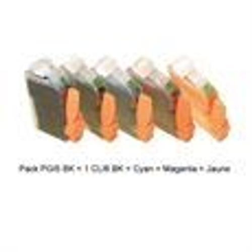 Pack 5 cartouches compatibles Canon PGI5/CLI8 avec on Productcaster.