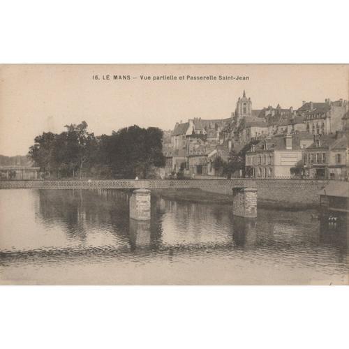 Carte Postale - Le Mans -Passerelle Saint-Jean 1910 on Productcaster.