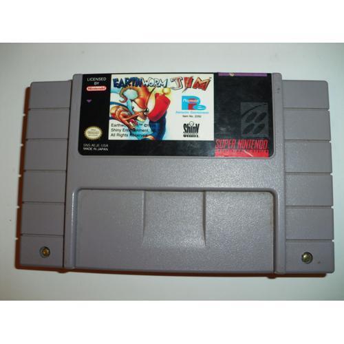 Earthworm Jim - Import Us Snes Super Nintendo (Reconditionné) on Productcaster.