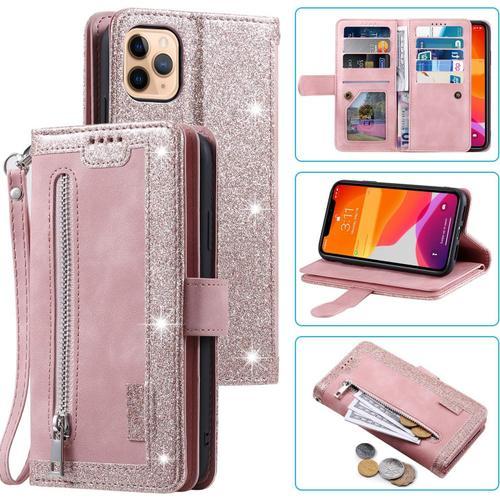 Coque Pour Iphone 12 6.1 Inch, Etui En Cuir Pu Portefeuille R¿¿Tro ... on Productcaster.