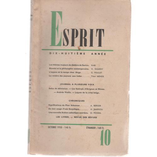 Esprit 1950 N°10 on Productcaster.