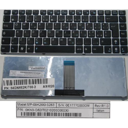 Clavier Qwerty Italien / Italian Pour ASUS UL20 UL20A UL20FT UL2AT ... on Productcaster.