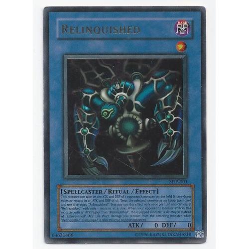 Carte Yu-Gi-Oh! "Relinquished" Ultra Rare Sdp-001 on Productcaster.