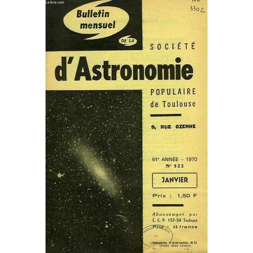 Bulletin Mensuel De La Societe D'astronomie Populaire De Toulouse, ... on Productcaster.