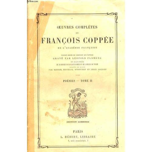 Oeuvre Complete De Francois Coppe Tome 2 - Poésies on Productcaster.