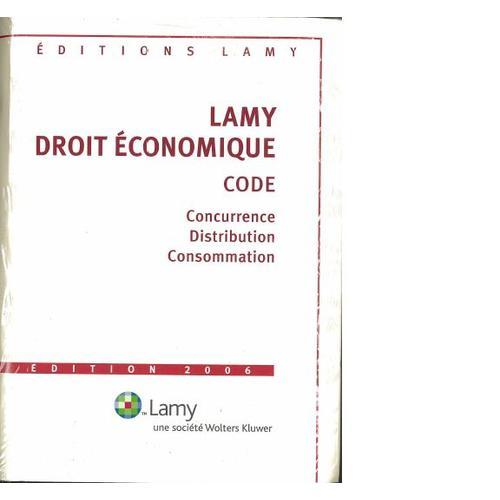 Code Lamy Droit Économique 2006 on Productcaster.