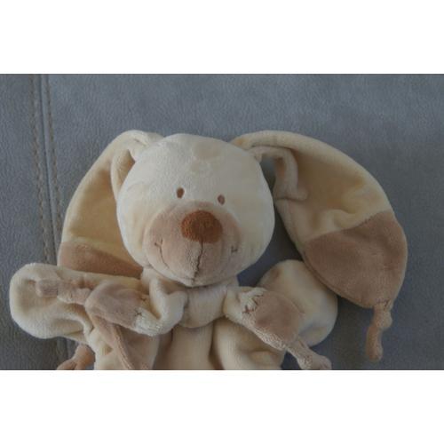 Doudou Chien Marionnette Avec Son Coeur Nicotoy on Productcaster.