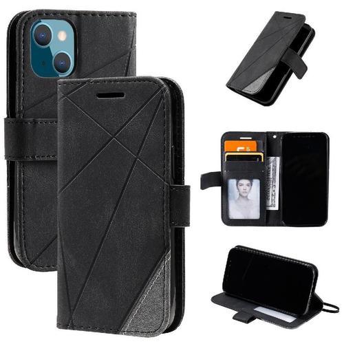 Étui Pour Iphone 13 Mini Portefeuille Flip Folio Antichoc Cuir Pu P... on Productcaster.