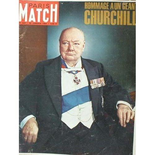 Paris Match, N 825, 30 Janvier 1965: Hommage A Un Geant Churchill on Productcaster.