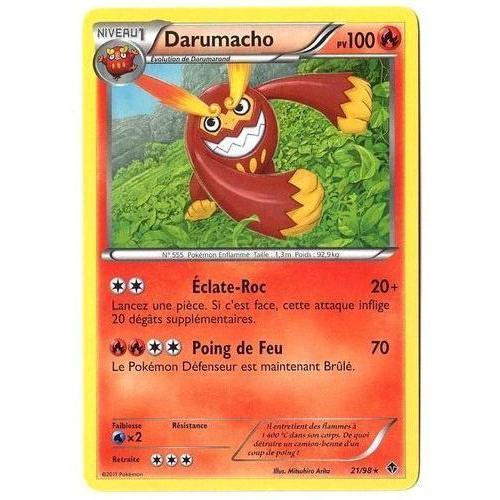 Darumacho (21/98) - Pokemon Noir Et Blanc Pouvoirs Emergents on Productcaster.