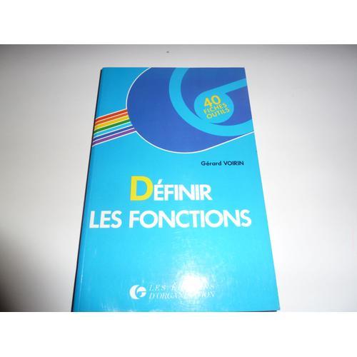 Définir Les Fonctions - 40 Fiches-Outils on Productcaster.