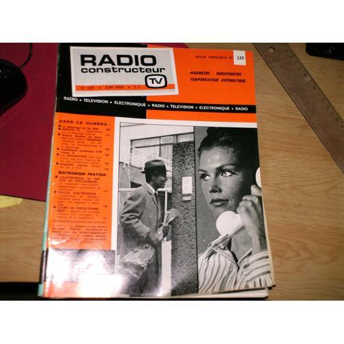 Radio Constructeur N° 249 Juin 1969 on Productcaster.