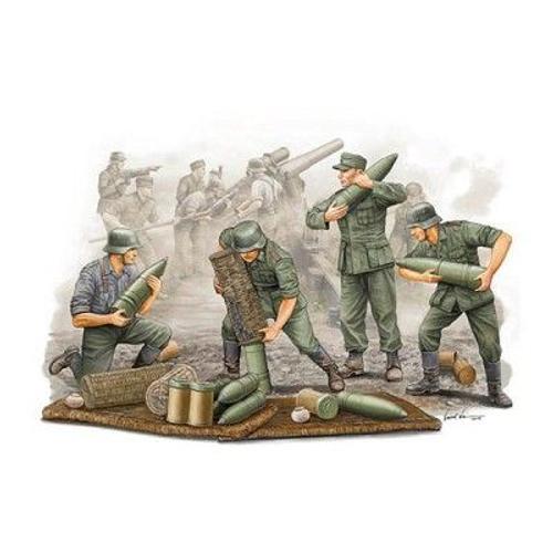 Set De 4 Figurines - Artilleurs Allemands (En Action N02) on Productcaster.