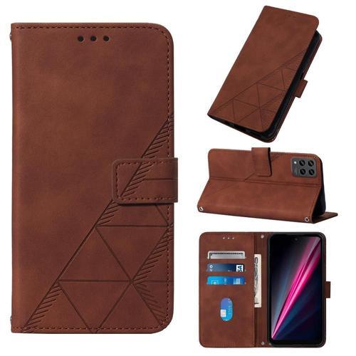 Étui Pour T-Mobile Revvl 6 Pro 5g Livre De Protection Flip Folio Ti... on Productcaster.