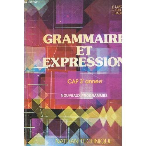 Grammaire Et Expression. Cap 3eme Annee. Preparation A L'examen. on Productcaster.