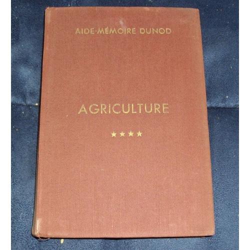 Aide-Memoire Dunod Agriculture Tome 4 on Productcaster.