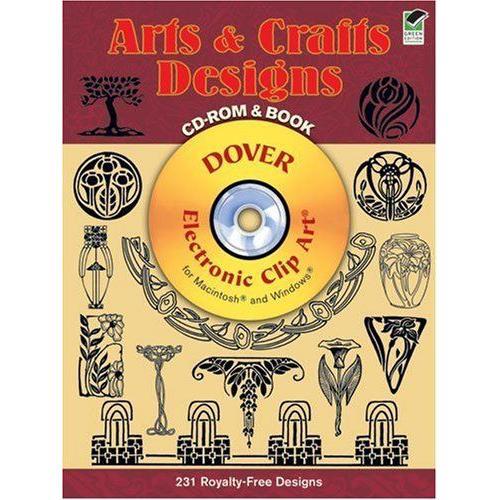 Arts And Crafts Designs Cd-Rom And Book on Productcaster.