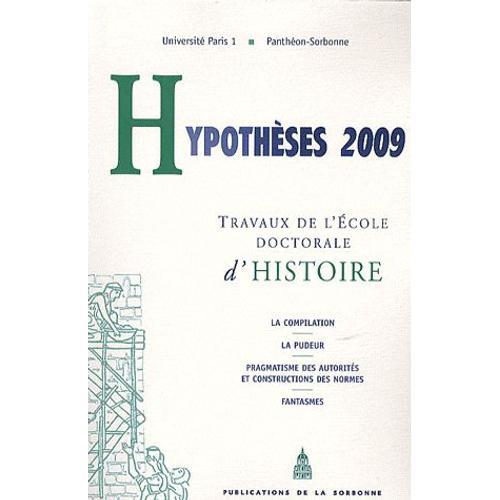 Hypothèses 2009 - Travaux De L'ecole Doctorale D'histoire De L'univ... on Productcaster.