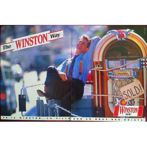 Publicité Ancienne (Septembre 2004) Pour Les Cigarettes " Winston " on Productcaster.