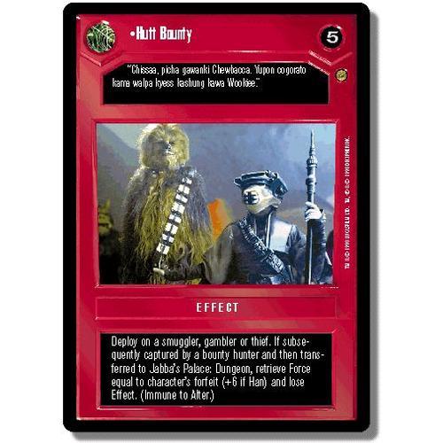 Hutt Bounty - Star Wars Decipher - Jabba's Palace on Productcaster.