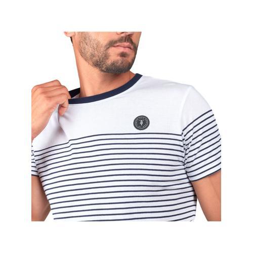 T Shirt Le Temps Des Cerises Torsy Homme Blanc on Productcaster.