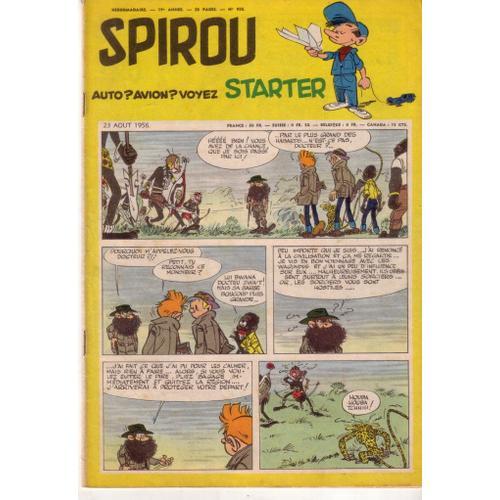 Spirou Magazine N°958 , Du 23 Aout 1956 Cover Spirou/ Le Point Su... on Productcaster.