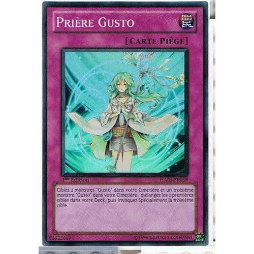 Priere Gusto (Blessings For Gusto) Yu Gi Oh Sr Ha05-Fr059 on Productcaster.