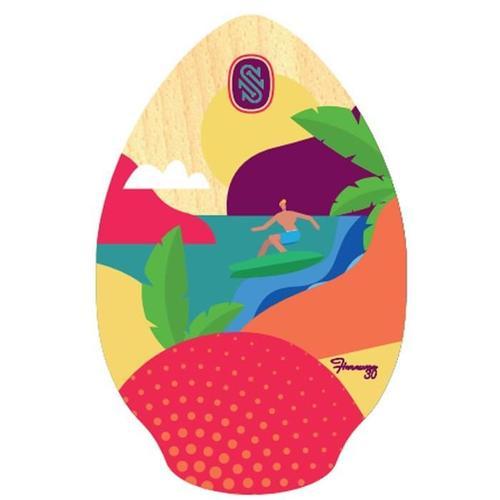 Skimboard Wood Hanauna Yellow/Orange 30 on Productcaster.