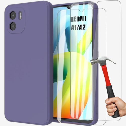 Coque + 2 Verres Trempés Pour Xiaomi Redmi A1/A2 - Protection Silic... on Productcaster.