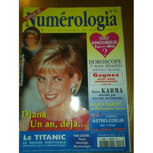 Numerologia N°17 N° 17 : Diana , Un An Deja.... +Allan Kardec+Le ... on Productcaster.