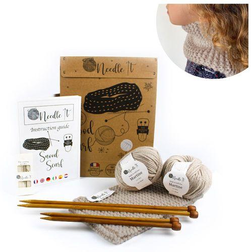 Needle It Kit Tricot Bleu Pour Débutant Complet Avec Aiguilles? To... on Productcaster.