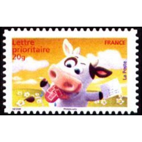 Timbre France Oblitéré De 2007 Y&t 4089 "Sourire Avec Vache Humoris... on Productcaster.