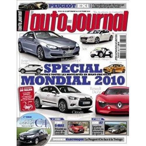 L'auto Journal N° 812 : Special Mondial 2010 - Essais Nvelle C4/Au... on Productcaster.