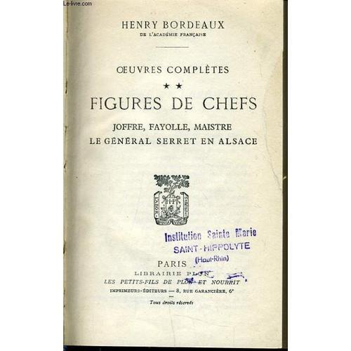 Figure De Chefs Joffre, Fayolle, Maistre, Le Générale Serret En Als... on Productcaster.