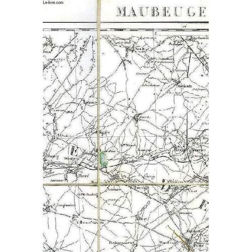 Carte D'etat Major, Maubeuge, N° 9 on Productcaster.