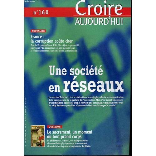 Croire Aujourd'hui N°160 : Actualité : France La Corruption Coûte C... on Productcaster.