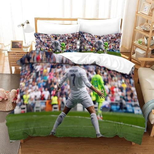 Parure De Lit Pi¿¿Ces Pour Football Star Impression D Housse De Cou... on Productcaster.