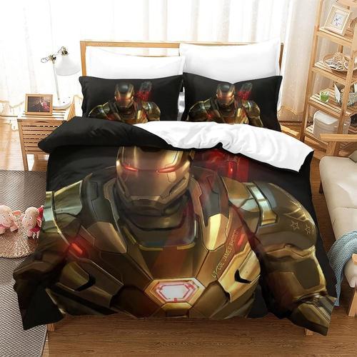 Iron Man Impression En D Parure De Couette Avec Fermeture Eclair Ho... on Productcaster.