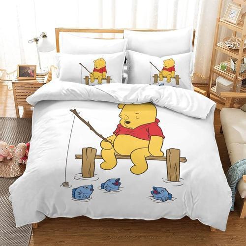 Parure De Lit Pi¿¿Ces Pour Winnie The Pooh Animated Characters Impr... on Productcaster.