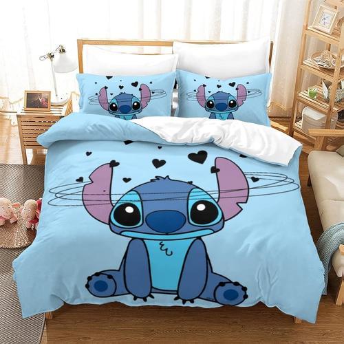 Parure De Lit Pi¿¿Ces Pour Stitch Lilo & Stitch Impression D Housse... on Productcaster.